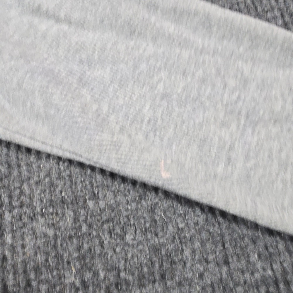 Abercrombie & Fitch Hoodie Womens Large Gray AF-75 Zip Sweatshirt Cropped Y2K - Picture 10 of 14
